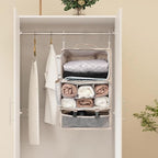 TABITORA Travel Portable Hanging Shelves Closet Organizer Packing Luggage - Image 6