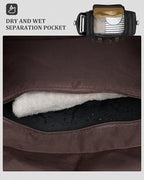 Gonex Canvas Duffle Bag for Travel, Expandable Water Resistant 50L Carry on - Image 3