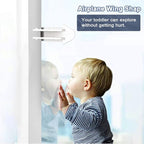 6-Pack Sliding Door Locks for Baby Safety, Viaky Child Cabinet Proofing Strong - Image 2