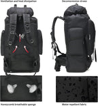 Hiking Backpack for Men 70L/100L Camping Backpack Military Rucksack Molle 3 - Image 2