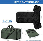 Bukere Garment Bags for Travel, Large Convertible Garment Duffel Bag for Men - Image 2