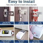 KERUI Upgraded Door Stop Alarm - Image 9