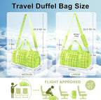 Quilted Travel Duffle Bag Gym Bag - Image 2