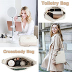 Weekender Bag for Women, Travel Duffel Bag Carry On Overnight Bag - Image 6