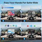WonVon 5 Inch Motorcycle Carplay GPS Navigation System - Image 6