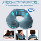 2Pack Inflatable Travel Neck Pillow - Image 4