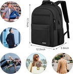 School Backpack for Teen Boys 15.6 Inch, USB Charging Port & Anti-Theft Water - Image 4