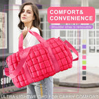 Quilted Travel Duffle Bag Gym Bag - Image 8