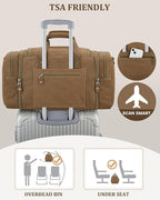 Gonex Canvas Duffle Bag for Travel, Expandable Water Resistant 50L Carry on - Image 7