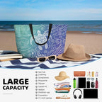 Beach Bag for Women Beach Tote Bag Waterproof Sandproof Large Bags - Image 5