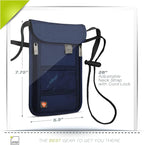 Lewis N. Clark RFID Blocking Stash Neck Wallet, Travel Pouch + Passport Holder - Image 10