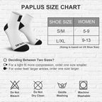 PAPLUS Ankle Compression Socks for Women 6 Pairs, Running Athletic Socks - Image 2