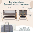 CoZee® 2-in-1 Baby Bassinet & Bedside Sleeper - Image 6