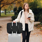 Carry on luaggage 22x14x9 Airlines Approved Foldable Carry on Bag Travel Duffel - Image 7