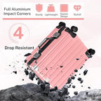 Krute Carry On Luggage 20 inch Aluminum Frame Suitcase - Image 7
