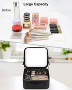 Chomeiu Makeup Bag with LED Mirror, Travel Makeup Case - Image 5