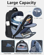 Rolling Backpack, 30L Travel Laptop Backpack - Image 2