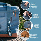 CleverMade Collapsible Insulated Cooler Bag – Leakproof Soft Folding Cooler - Image 3