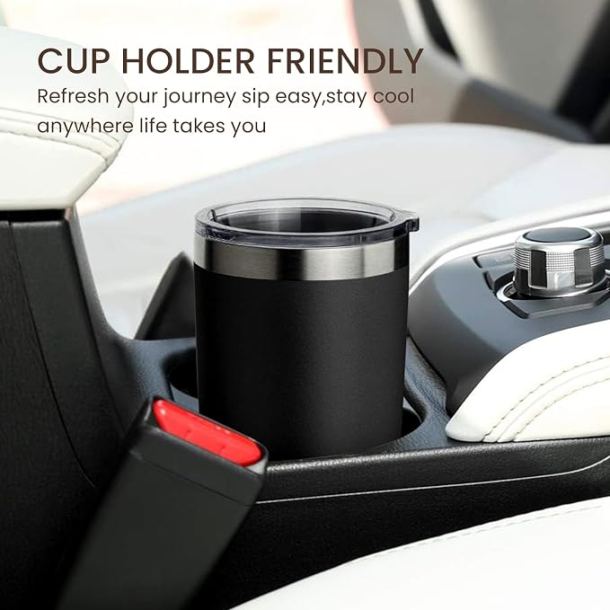 MEWAY 20oz Tumbler Double Wall Vacuum Insulated Travel Glitter Mug, Stainless - Image 7