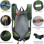 Hiking Daypack Waterproof Biking Backpack 15L Lightweight Durable Backpack - Image 6