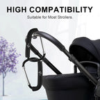 Stroller Hooks 2 Pack, 6.3" Large Mommy Hook Carabiner Clip - Image 4