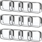 12 Pcs Clear Toiletry Bag PVC Waterproof Zippered PVC Cosmetic Makeup Carry by Eilyliafe