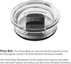 YETI Rambler 20 oz Travel Mug, Stainless Steel, Vacuum Insulated - Image 7