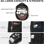 43L Backpack for Women Men - Image 4