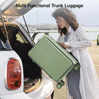 Hanke 24 Inch Luggage with Cup Holder and Charge, Top Opening Hard Shell - Image 10
