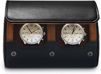 Oirlv Premium Leather Watch Roll Travel Case 2-Slot Watch Box - Image 5