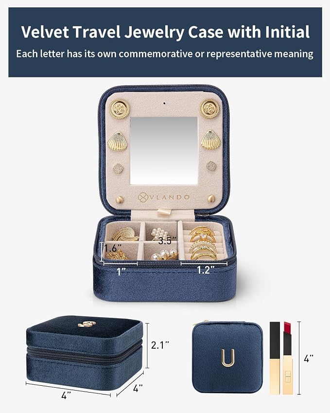 Vlando Mom Gifts for Women, Travel Jewelry Case for Mother Gifts, Travel Gifts - Image 4