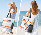G4Free Beach Bag, Waterproof Sandproof Beach Tote Bag, Large Capacity Foldable - Image 2