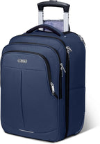 Rolling Backpack for Adults, 17 Inch Waterproof Carry-on Backpack by Lekespring