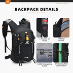 SKYSPER Small Hiking Backpack - 15L Travel Daypack Lightweight Bag Water - Image 5
