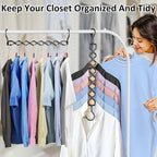 12 Pack Space Saving Hangers for Clothes, Heavy Duty 30Lbs Capacity Magic - Image 6