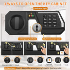 71 Keys Fireproof Key Lock Box, Anti-Theft Key Box Wall Mount - Image 6