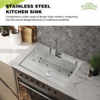 Stainless Steel Drop In 33x22 Inch Kitchen Sink - Image 2
