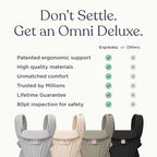 Ergobaby Omni Deluxe Baby Carrier Newborn to Toddler - Image 6