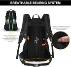 MOUNTAINTOP 25L/40L Hiking Backpack, Lightweight Travel Backpack - Image 3