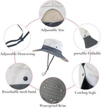 NPQQUAN Ponytail Sun Bucket Hats - Image 5