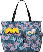 Beach Bag for Women Beach Tote Bag Waterproof Sandproof Large Bags by NLZI