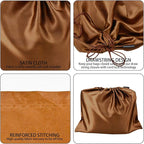 6 Pack Dust Bags for Handbags Silk Dust Cover Bag for Handbags Purses Shoes - Image 6