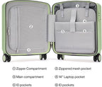 Hanke 16 Inch Underseat Carry On Luggage, Airline-Approved Hard Shell Small - Image 6