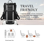 Shrrie Vegan Leather Laptop Backpack - Image 5