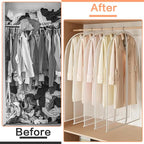 Garment Bags for Hanging Clothes Suit Bags for Closet Storage Clothes Storage - Image 7