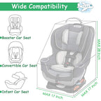 YOREPEK Car Seat Travel Bag, Padded Car Seats Backpack - Image 2