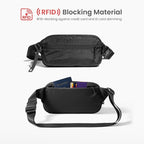 tomtoc 3.5L Sling Bag with RFID Blocking, Crossbody Bag Chest Shoulder Pack - Image 4