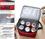 6 Can/5L Lunch Bag for Women Men Portable Lunch Box Small Cooler Bag Soft - Image 3