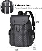 KingTo Laptop Backpack for Men Luxury Anti-Theft Travel Backpack Casual - Image 2