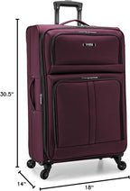 U.S. Traveler Anzio Softside Expandable Spinner Luggage, Checked-Large 30-Inch - Image 6